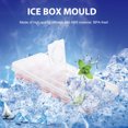 thumbnail image 4 of Molde de Cocina Bandeja para cubitos de hielo y cubierta antipolvo Molde para hacer hielo sin BPA de alta capacidad (C rosa) Sywqhk Libre de BPA, 4 of 9