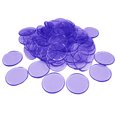 thumbnail image 2 of 100pcs fichas de póker monedas casino suministro familia juegos accs púrpura SM SunniMix 100 piezas de fichas de póker, 2 of 6