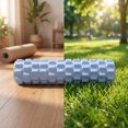 thumbnail image 7 of 17.72-Inch Textured EVA Foam Roller, Solid High-Density Exercise Massage Roller for Warm-Up, Mobility and Post-Workout Use, Blue, 7 of 7