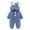 Blue, variant on Baby Girls' One-Piece Rompers Winter Infant Toddler Baby Long Sleeve Ear Hooded Romper Zipper Jumpsuit New Casual Winter Jumpsuits Coffee 3-6 Months