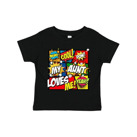 

Inktastic My Aunt Love Me Gift Toddler Boy or Toddler Girl T-Shirt