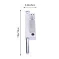 thumbnail image 5 of FRCOLOR Bolt Lock Door Security Foot Lock Zinc Alloy Security Slide Bolt Lock Spring Latch Lock,7.48"X1.97"X1.57", 5 of 5