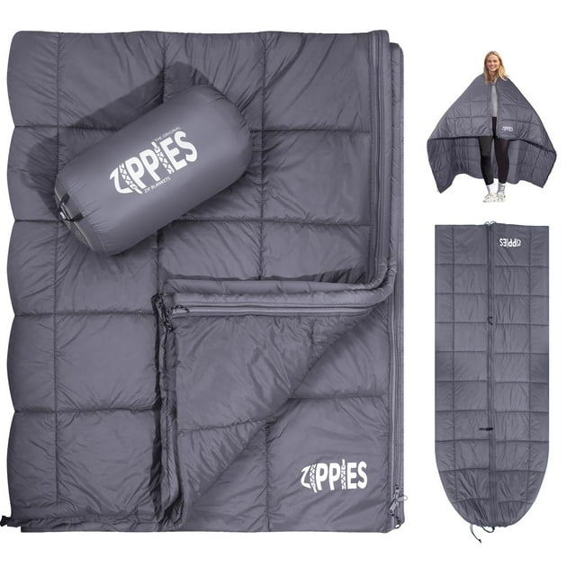 Manta de Camping ZIPPIES Puffy con Aislamiento 3M Thinsulate Queen