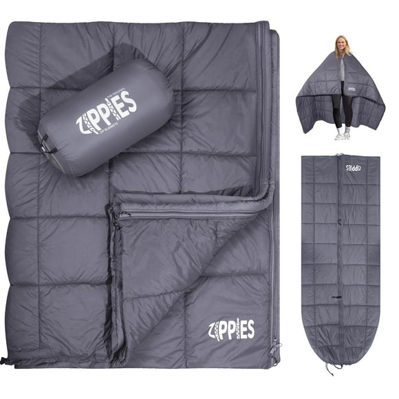 Manta de Camping ZIPPIES Puffy con Aislamiento 3M Thinsulate Queen
