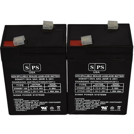 SPS Brand 6V 4.5 Ah Replacement Battery for Decoy Mojo American Hunter (2 Pack)