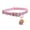 blue-pink, variant on Generic Terylene Breakaway Cat Collars Set with Bell and Pendant, Adjustable lace Flower Pet Collar for Female Girl Cats Male Boy Cats