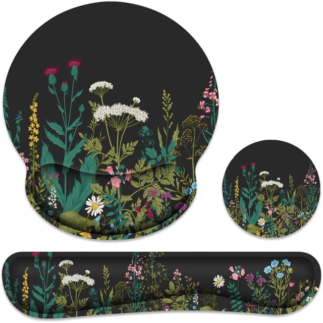 Alfombrilla mouse reposamuñecas espuma viscoelástica alfombrilla teclado ergonómica alfombrilla mouse oficina