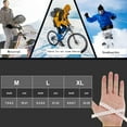 thumbnail image 2 of Guantes de invierno impermeables, guantes cálidos para pantalla táctil 3M para hombres y mujeres, guantes de ciclismo, tamaño: XL, 2 of 5