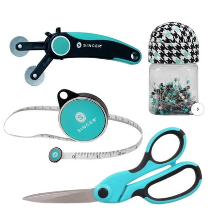 UPC: 0071081200658 | SINGER Sewing Kit ProSeries Measure Mark and Cutting Tools For Sewing 4 Pieces