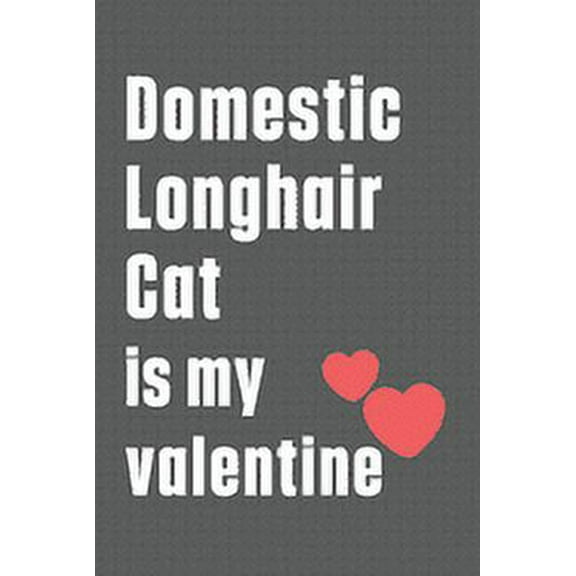 Domestic Longhair Cat is my valentine: For Domestic Longhair Cat Fans, (Paperback)