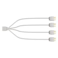 thumbnail image 3 of Adaptador divisor ARGB de 5 V y 3 pines para chasis a cable de alimentación portátil con interfaz 3/4 1 a 4, 3 of 8