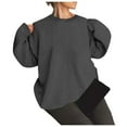 thumbnail image 3 of Plus Size Long Sleeve for Womens Oversized SweatShirts Pullover Long Sleeve Hoodies Fall Outfits 2025 Clothes, 3 of 6