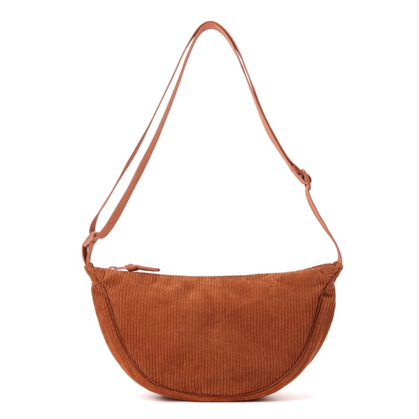 Bolso Hobo Bandolera Pana Con para Hombres Mujeres Sólido Viajes