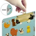 thumbnail image 3 of FMSHPON Dog Corgi Childish Cat Clipboard Hardboard Wood Nursing Clip Board and Pull for Standard A4 Letter 13x9 inches, 3 of 7