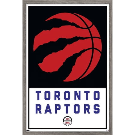 NBA Toronto Raptors – Logo 21 Wall Poster 22.375 x 34 Framed