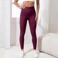 thumbnail image 4 of Yoga Pants JIANLAI Womens High Waist Seamless Full‑Length Leggings With Side Pockets, High Stretch Tummy Control Workout Pants,Textured Knit Breathable Non‑See‑Through Yoga Leggings, 4 of 7