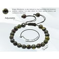 thumbnail image 3 of Dragon Bloodstone Bracelet for Women - Faceted Beads Bracelet(Adjustable), 3 of 5