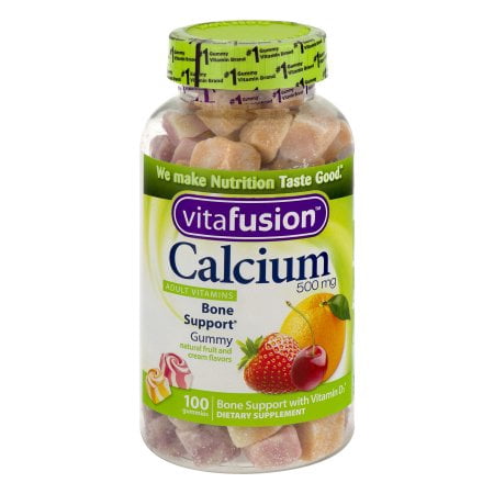 (4 pack) (4 Pack) Vitafusion Calcium Gummy Vitamins, 100ct