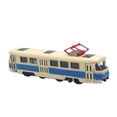thumbnail image 3 of Autobús de juguete de aleación fundida a presión, colección a escala 1:90, modelo de juguete decorativo, coche de juguete extraíble. Azul, 3 of 9