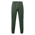 thumbnail image 3 of Pantalon Cargo pour Homme Rétro Coupe Ample Coupe-Vent Pantalon de Travail pour la Randonnée en Plein Air Confort Décontracté et Activités Quotidiennes, 3 of 4