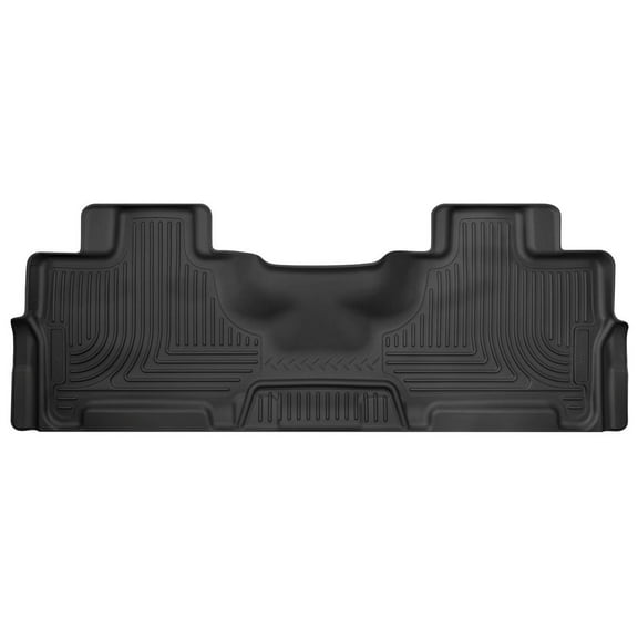Husky Weatherbeater 2nd Row Floor Mat Fits 2007-2017 Ford Expedition/Lincoln Navigator Standard/EL/L Black 1 Pc