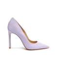 thumbnail image 3 of Schutz Lou Smoky Grape Stiletto Heel Slip On Pointed Toe Fashion Dress Pumps (Smoky Grape Lo, 5.5), 3 of 3