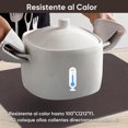 thumbnail image 3 of Manteles Individuales Reversibles Marrón – Juego de 6 Tapetes de Mesa Impermeables, Resistentes al Calor y Fáciles de Limpiar – Elegantes y Duraderos para el Uso Diario o Reuniones, 3 of 4