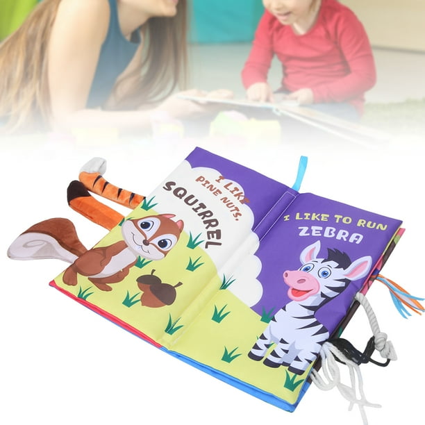 Libro De Tela Para Bebés, Libro Seguro De Tela Suave Para Atraer La Atención Del Bebé Para La Educación Temprana Para Bebés