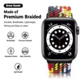 thumbnail image 4 of Correa De Nailon Trenzado Para Apple Watch Banda Elástica, 4 of 6