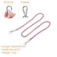 thumbnail image 2 of Uxcell Purse Chain Strap, 47" Purse Strap Shoulder Bag Replacement Strap(Pink/Silver), 2 of 6