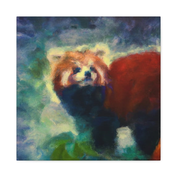 Red Panda Wonderland - Canvas