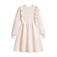 thumbnail image 5 of LNMQLPDBS Princess Gown Dress with Built in Shapewear Plus Size Formal Dresses Kids Clothes Girls Size 7-8 Girls Christmas Clothes Neutral Baby, Beige 15-16 Years, 5 of 9