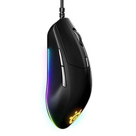 Restored SteelSeries Rival 3 Gaming Mouse, Wired USB, RGB Illumination (Refurbished)