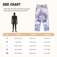 thumbnail image 3 of Rocae Round Snow Merry Christmas for Women's Pajama Pants Pj Pants Lounge Pants-Medium, 3 of 6