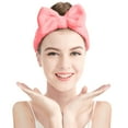 thumbnail image 2 of Harpily Spa Headbands for Women Bow Hairband Women's Facial Makeup Stocking Soft Headbands for Shower Face Wash, 2 of 4