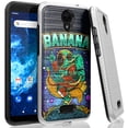 thumbnail image 1 of DALUX Artillery Phone Case Compatible with AT&T Calypso (U318AA) / Cricket Vision 3 (DEMN5008) 2021 - Banana Space Ship, 1 of 1