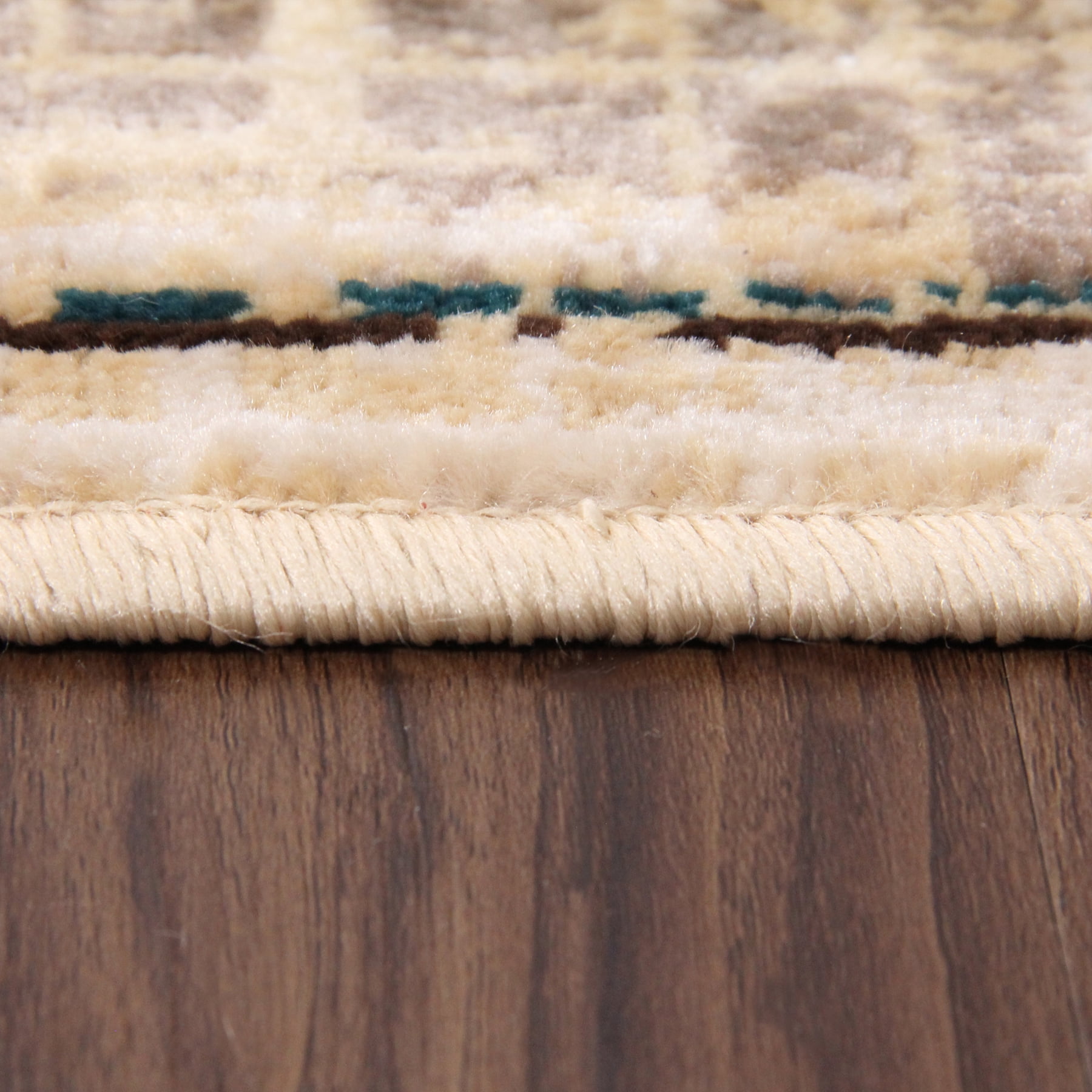 Superior Kylemore Modern Abstract Indoor Runner Rug, 2' 7" x 8', Chocolate