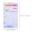 thumbnail image 2 of BESTYASH Insertos De Organización Financiera Multi Color Para Planner Con Papel Perforado Y Uso, 2 of 8