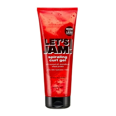 Softsheen Carson Lets Jam! Spiraling Curl Gel, Anti-Breakage Hair Care for 48HR Hydration and Hold for Curly Hair, 6.8 Fl Oz C32