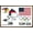 Bronze Framed Version, variant on Team USA x Peanuts – Snoopy Olympic Figure Skating Wall Poster, 22.375" x 34"