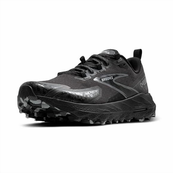 Brooks Women’s Cascadia 18 Mountain Trail Running Shoe - Black/Blackened Pearl/Grey - 6.5 Medium