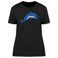 thumbnail image 1 of A Blue Dolphin Pixel Art Tee Women's -Image by Shutterstock, 1 of 1
