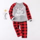 thumbnail image 5 of Pijamas familiares a juego para Navidad 2022 Ropa de dormir familiar a juego Tops + Pantalones Adultos Niños Conjuntos familiares a juego Mameluco de bebé, 5 of 5