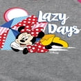 thumbnail image 3 of Disney - Minnie Mouse - Beach Day, Lazy Days - Toddler & Youth Girls Raglan Graphic T-Shirt, 3 of 5