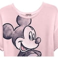 thumbnail image 5 of Disney Ladies Mickey Mouse Fashion Shirt - Ladies Classic Mickey & Minnie Mouse Clothing Curved Hem Hi Lo Tee, 5 of 6