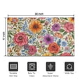 thumbnail image 5 of Pioneer Flower Floral Print Pattern Door Rugs,Washable Non Slip Door Mats Indoor,Decorative Door Mats,Entry Mat Indoor for Entrance,Bedroom,Kitchen,Bathroom,17"x30", 5 of 6