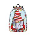 thumbnail image 2 of Rocae Funny Christmas Gnome for Durable Canvas Backpack Leisure Large Bag Travel Rucksack Multi-function Backpack Small, 2 of 8