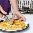 thumbnail image 5 of Couteau à Pizza en Acier Inoxydable, Couteau à Rouleau, Lame Tranchante, Poignée Ergonomique, Expérience de Coupe Fluide, Résistant à la Rouille, Outil de Pâtisserie Essentiel pour Pizza Maison, Tartes, Pâtisseries, Articles de Cuisine, 5 of 5