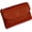 Brick Red, variant on Unisex Pebble Leather Wallet – Compact Purse With Card Slots, Full-Grain Leather, Genuine Leather Small Wallets For Women (Silver)