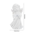 thumbnail image 2 of pieza figura de niña ángel de resina, 2 of 3